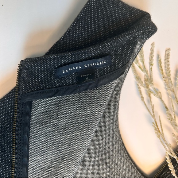 Banana Republic Charcoal Sleeveless Mini Dress - Picture 4 of 5